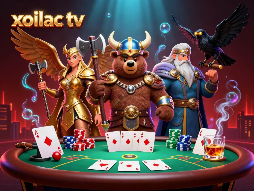 Bet on exciting matches with xoilac tv, featuring immersive 3D gambling elements.