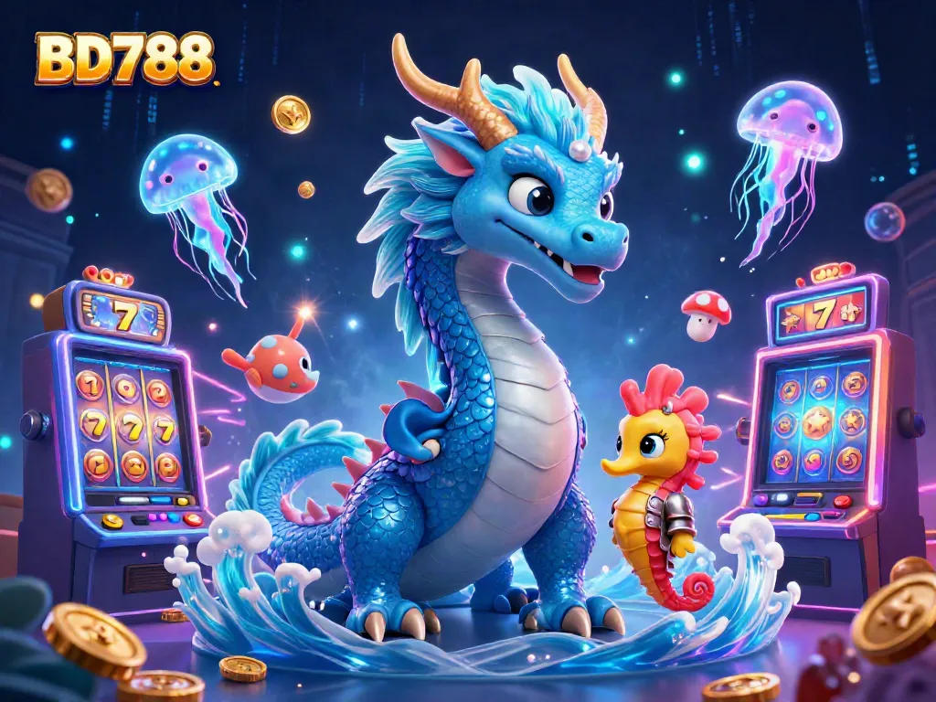 Spin winning slots and enjoy exciting gameplay at BD788 with vibrant casino elements.