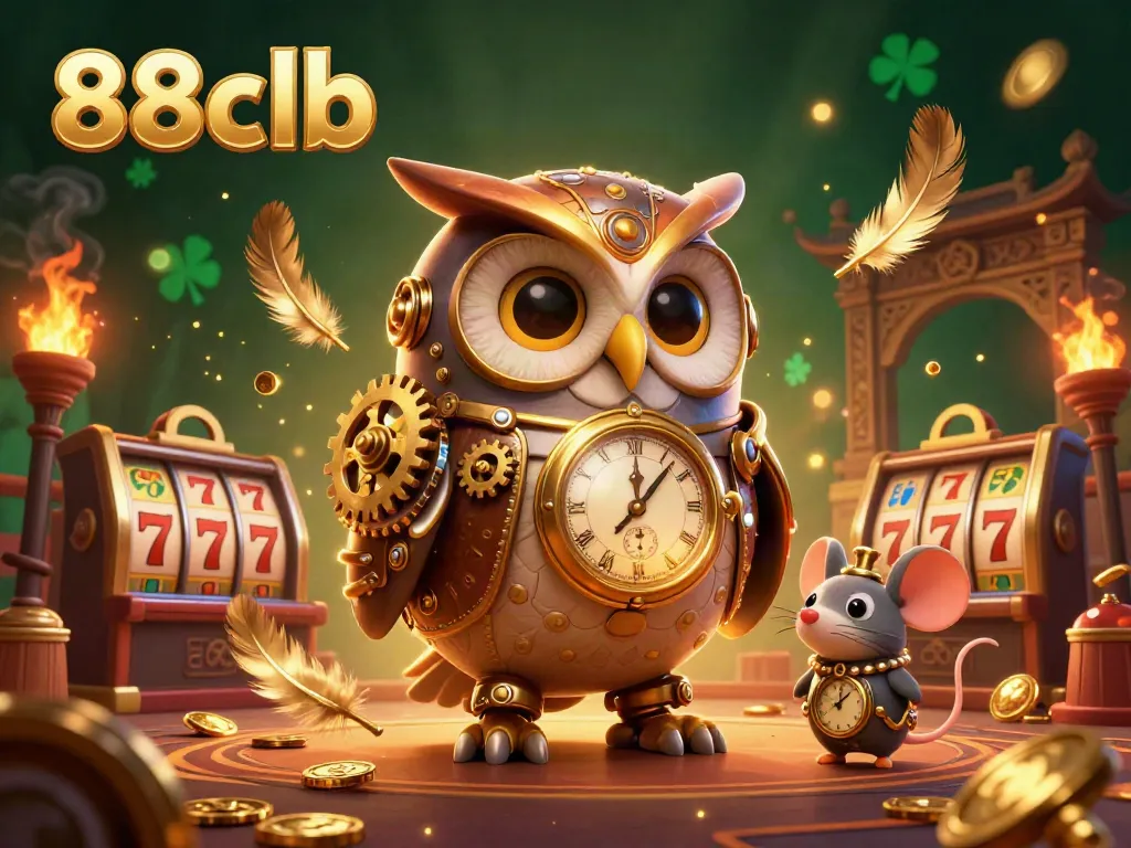 Experience thrilling wins at 88clb with energetic casino elements, including slot reels and dynamic characters.