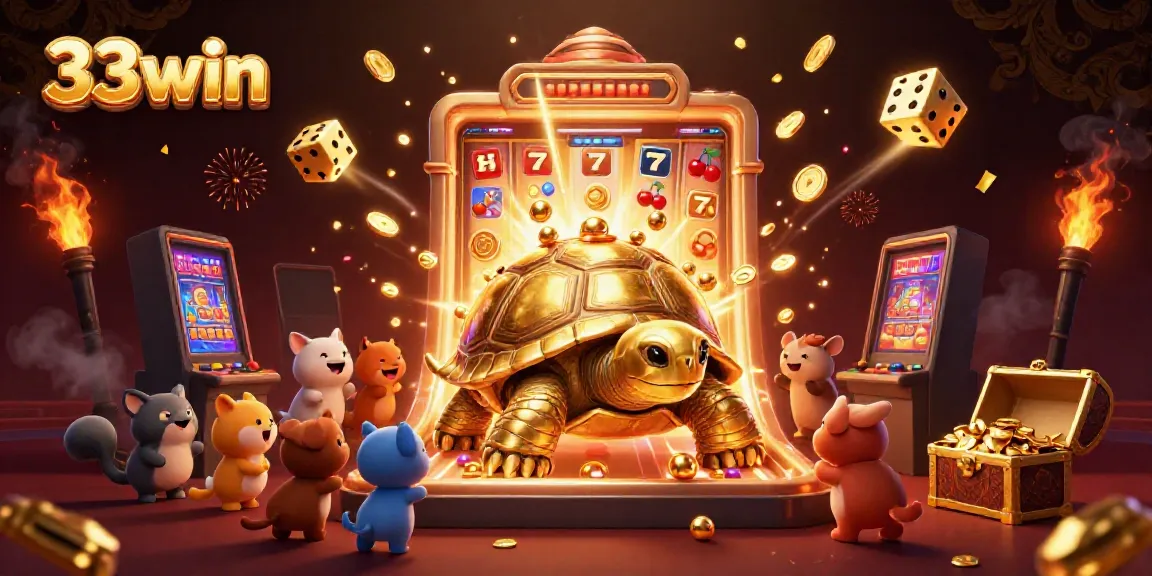 Experience winning jackpots with 33win's vibrant slot machines and dynamic game atmosphere.