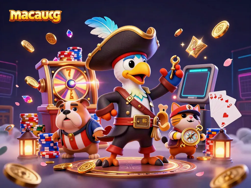 Experience the excitement of macaugg casino games with colorful characters and thrilling gameplay elements.