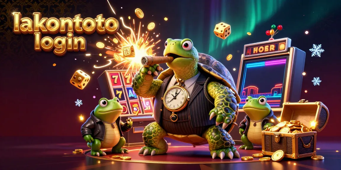 Gambarkan aksi kemenangan pada platform lakontoto login dengan turtle gangster dan enforcer kodok yang memukau.